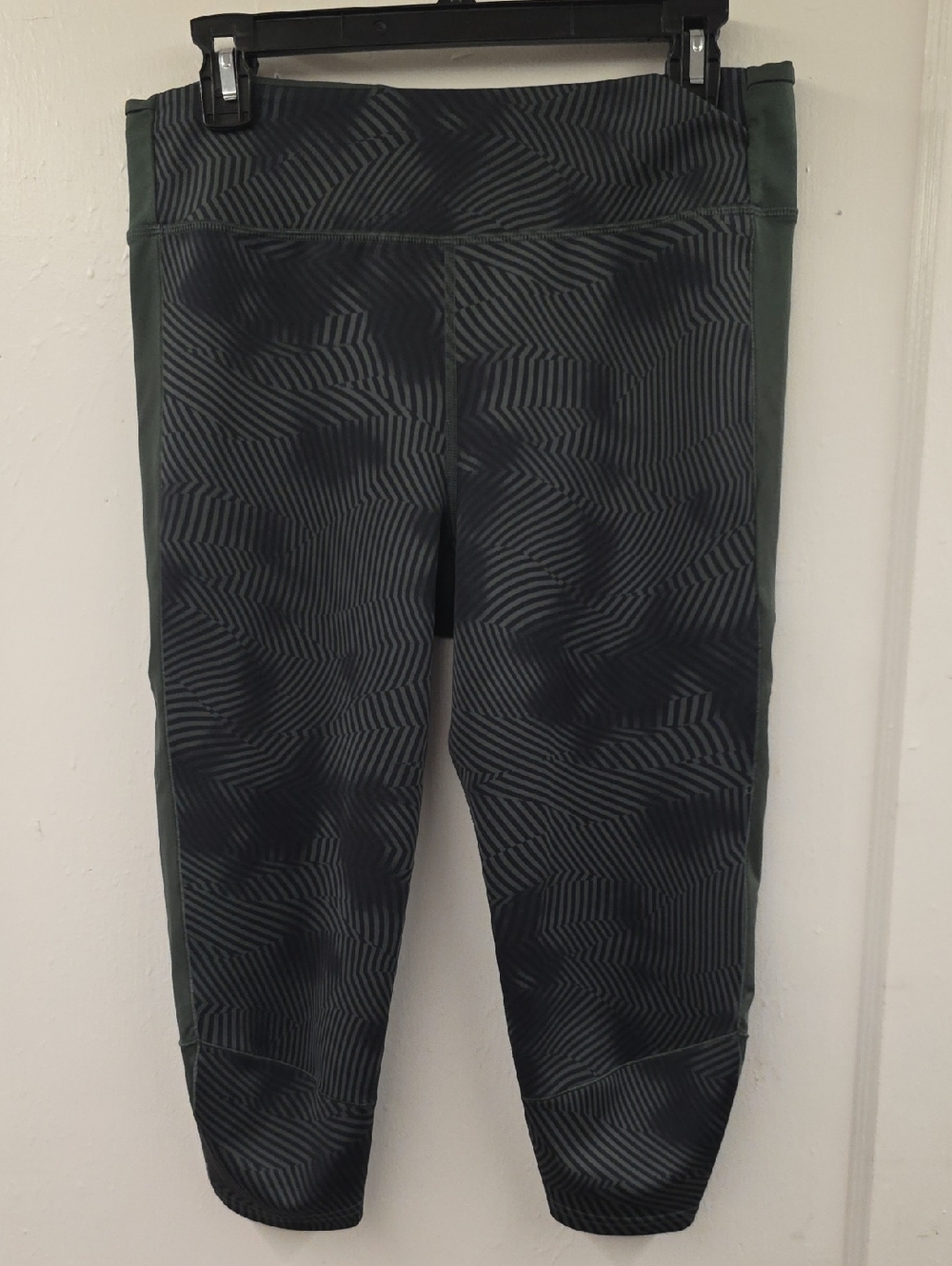 Adidas Supernova Adimove Running Capri Leggings Pocket Drawstring Green Black